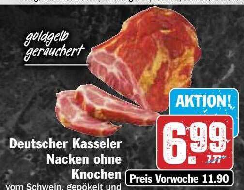 Deutscher Kasseler Nacken Ohne Knochen Angebot Bei Hit