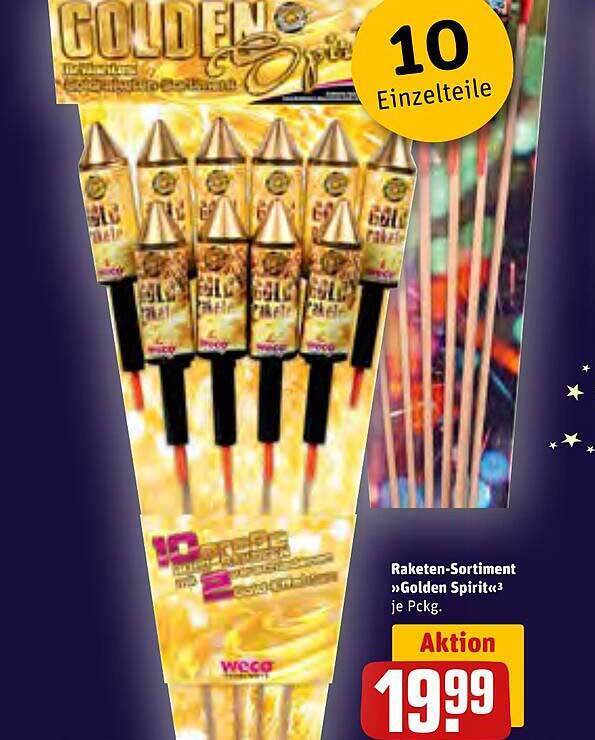 Raketen Sortiment Golden Spirit Angebot Bei REWE Kaufpark