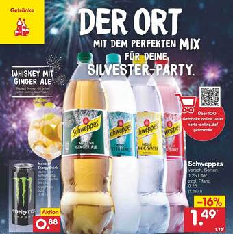 Monster Energy Drink Oder Schweppes Angebot Bei Netto Marken Discount