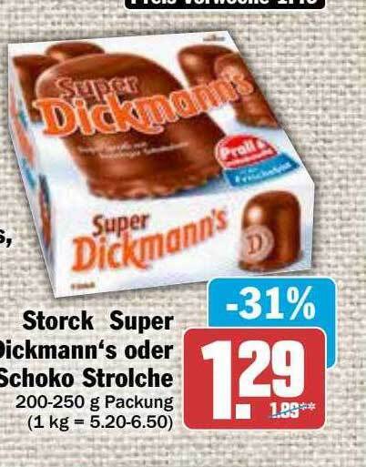 Storck Super Dickmann S Oder Schoko Strolche Angebot Bei Hit