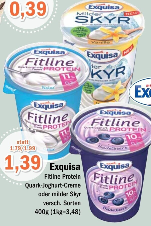 Exquisa Fitline Protein 400 G Angebot Bei Aktiv Irma