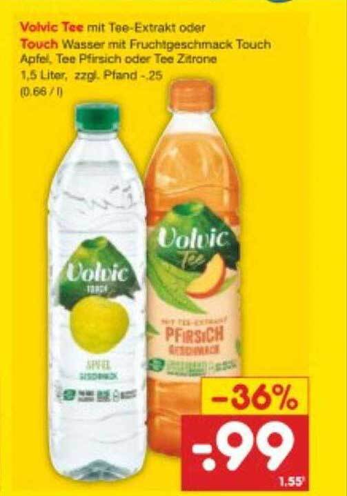 Volvic Tee Oder Touch Angebot Bei Netto Marken Discount