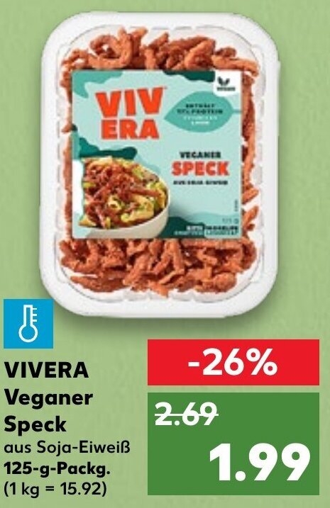 Vivera Veganer Speck 125 G Packg Angebot Bei Kaufland