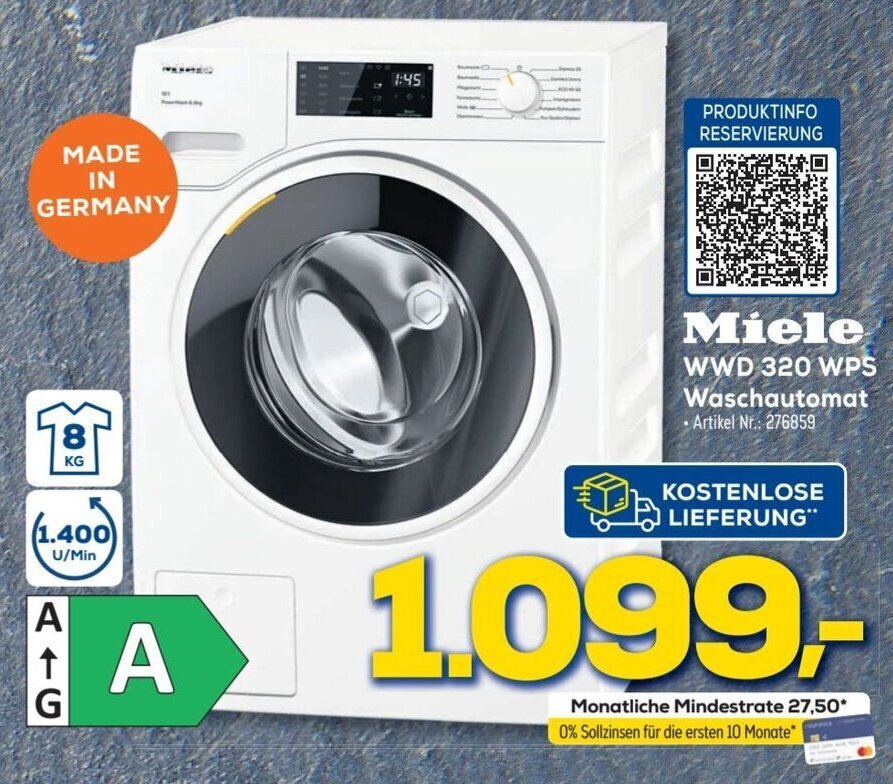 Miele WWD 320 WPS Waschautomat Angebot Bei Euronics Berlet