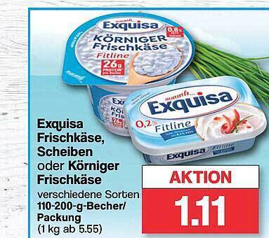 Exquisa Frischk Se Scheiben Oder K Rniger Frischk Se Angebot Bei