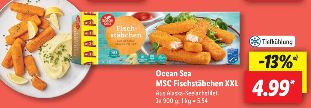 Ocean Sea Msc Fischst Bchen Xxl G Angebot Bei Lidl