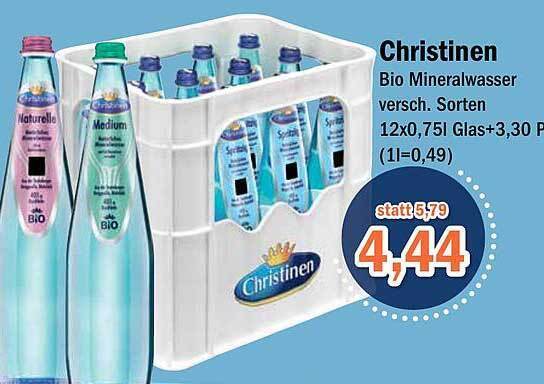 Christinen Bio Mineralwasser Angebot Bei Aktiv Irma