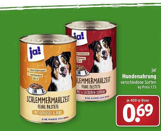 Ja Hundenahrung Angebot Bei Wasgau