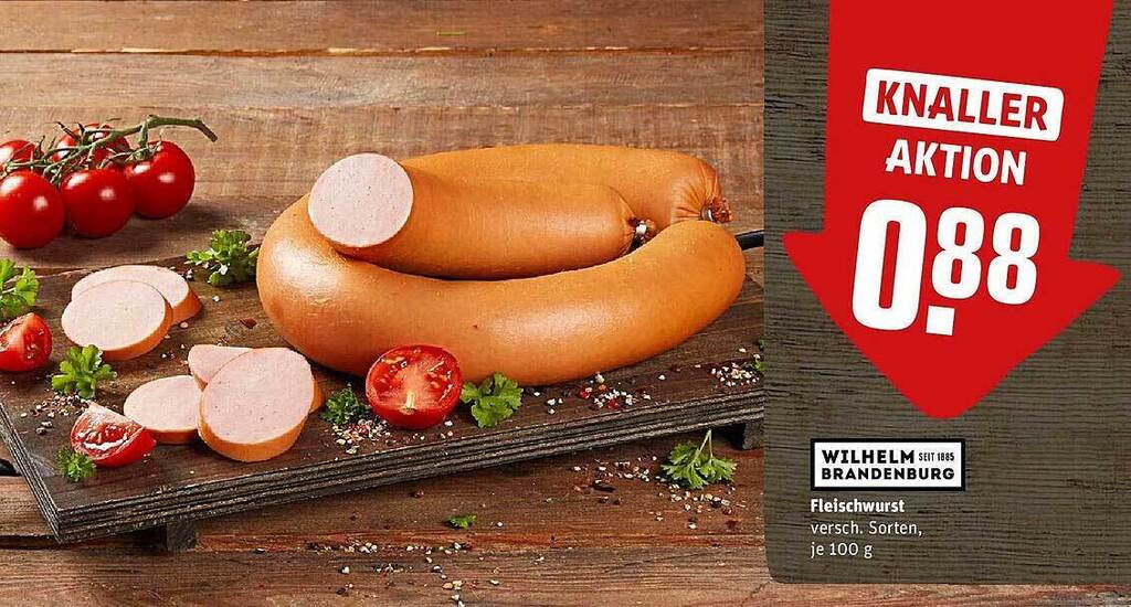 Wilhelm Brandenburg Fleischwurst Angebot Bei Rewe