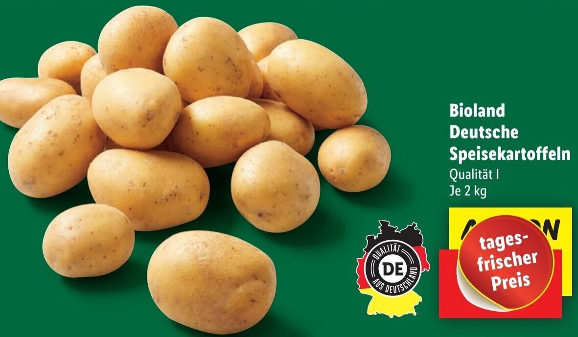 Bioland Deutsche Speisekartoffeln 2 Kg Angebot Bei Lidl