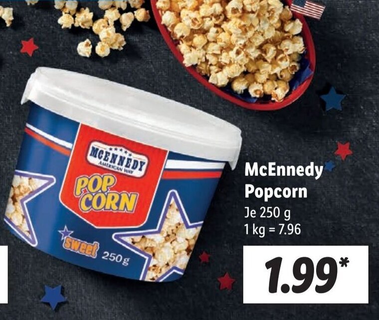 Mcennedy Popcorn G Angebot Bei Lidl