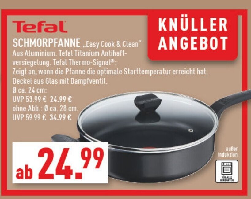 Tefal Schmorpfanne Easy Cook Clean Angebot Bei Marktkauf