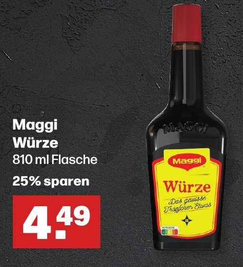 Maggi Würze 810 ml Flasche Angebot bei Handelshof