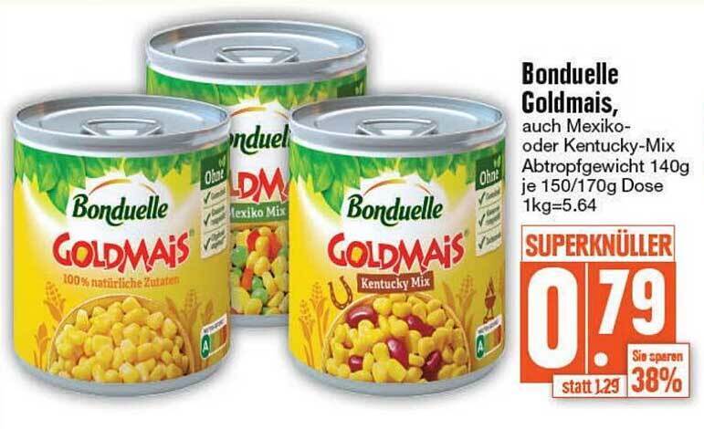 Bonduelle Goldmais Angebot Bei Edeka