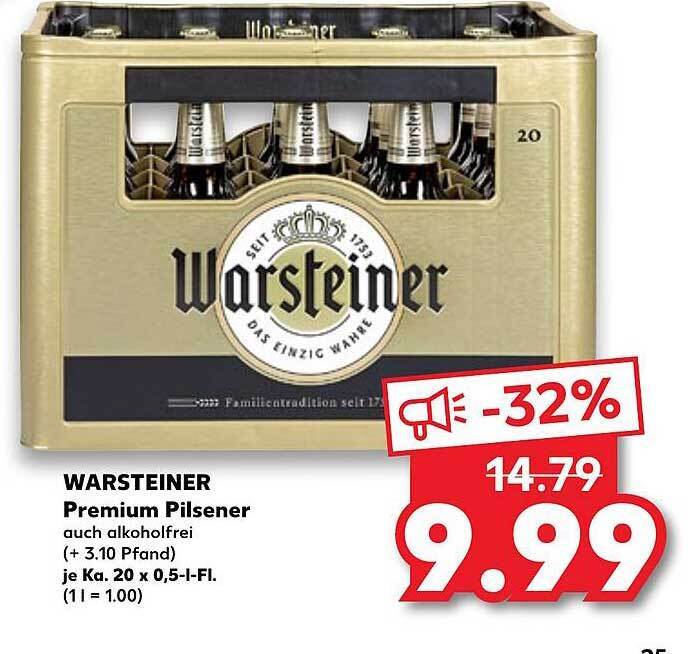 Warsteiner Premium Pilsener Angebot Bei Kaufland