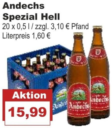 Andechs Spezial Hell X L Angebot Bei Bilgro