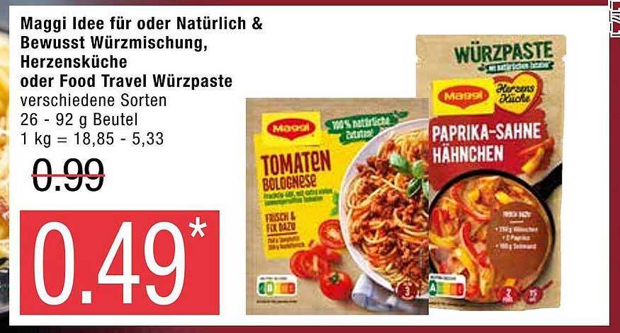 Maggi Idee F R Oder Nat Rlich Bewusst W Rzmischung Herzensk Che Oder