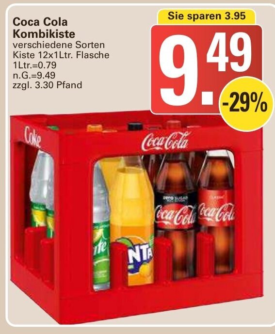 Coca Cola Kombikiste L Angebot Bei Wez