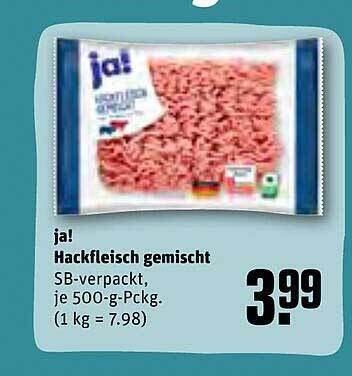 Ja Hackfleisch Gemischt Angebot Bei REWE Kaufpark