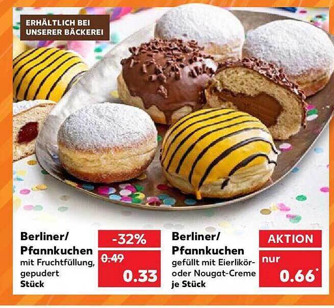 Berliner Oder Pfannkuchen Angebot Bei Kaufland