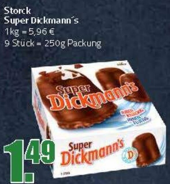 Storck Super Dickmann S G Packung Angebot Bei Ihr Frischmarkt