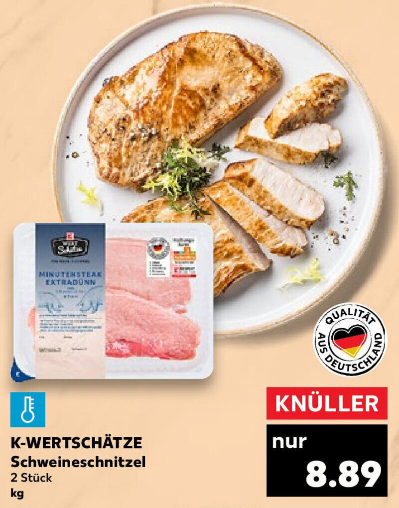 K Wertschätze Schweineschnitzel Angebot bei Kaufland