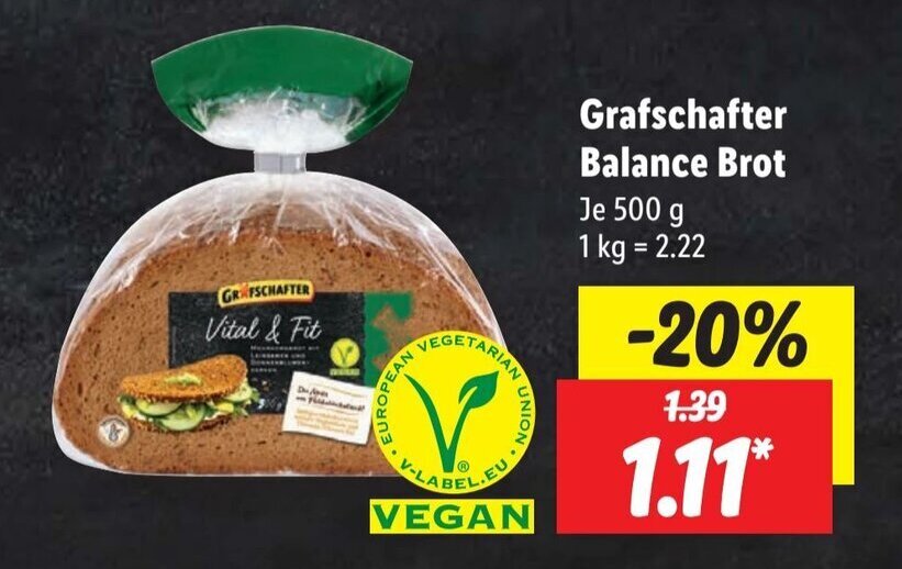 Grafschafter Balance Brot G Angebot Bei Lidl