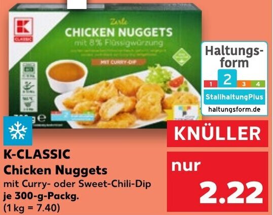 K Classic Chicken Nuggets G Packg Angebot Bei Kaufland