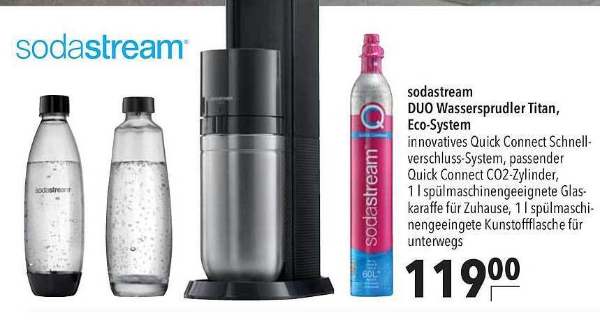 Sodastream Duo Wassersprudler Titan Eco System Angebot Bei Citti Markt