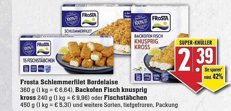 Frosta Schlemmerfilet Bordelaise Backofen Fisch Knusprig Kross Oder