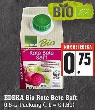 Edeka Bio Rote Bete Saft Angebot Bei Edeka