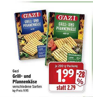 Gazi grill und pfannenkäse Angebot bei Wasgau