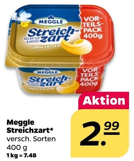 Meggle Streichzart 400 G Angebot Bei NETTO