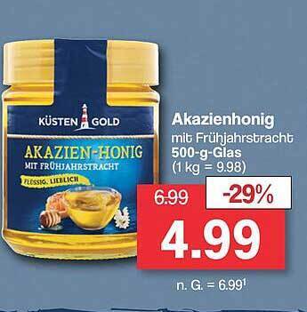 K Sten Gold Akazienhonig Angebot Bei Famila Nord West