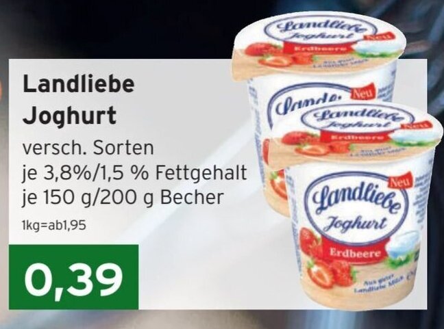 Landliebe Joghurt G Angebot Bei Cap Markt