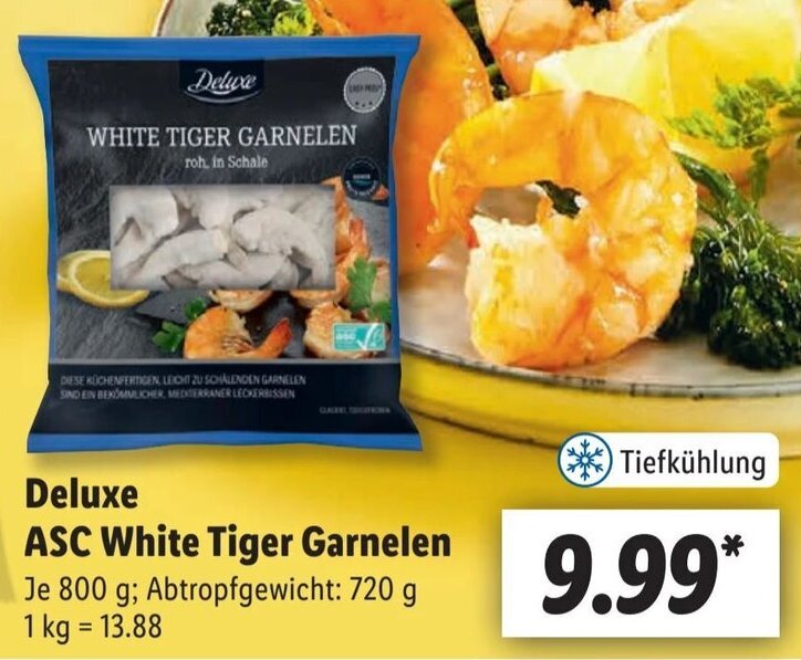 Deluxe Asc White Tiger Garnelen G Angebot Bei Lidl