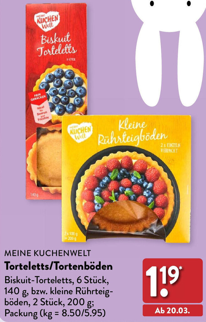 Meine Kuchenwelt Torteletts Tortenb Den Angebot Bei Aldi Nord