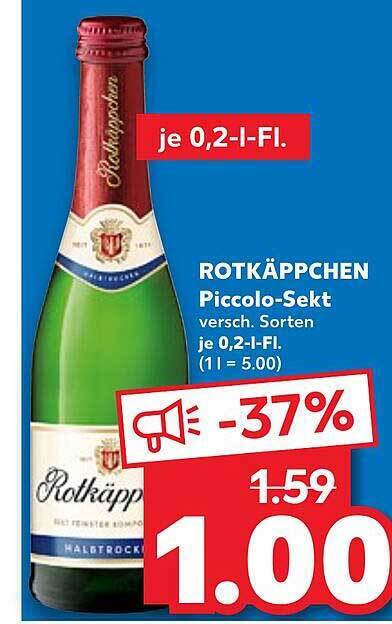 Rotk Ppchen Piccolo Sekt Angebot Bei Kaufland