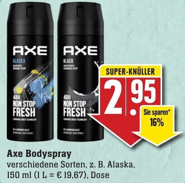 Axe Bodyspray Ml Dose Angebot Bei Edeka Neukauf