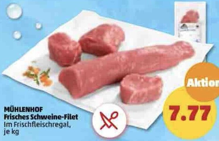 Mühlenhof Frisches Schweine Filet Angebot bei PENNY