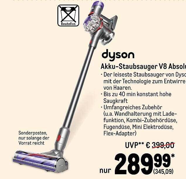 Dyson Akku Staubsauger V Absolute Angebot Bei Metro