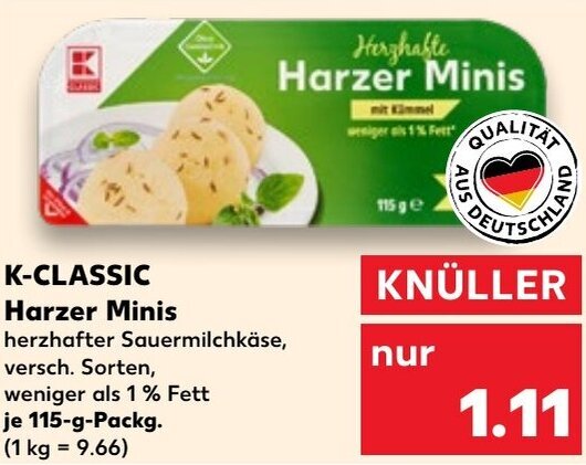 K Classic Harzer Minis G Packg Angebot Bei Kaufland