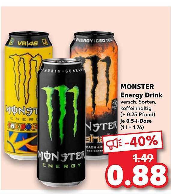 Monster Energy Drink Angebot Bei Kaufland