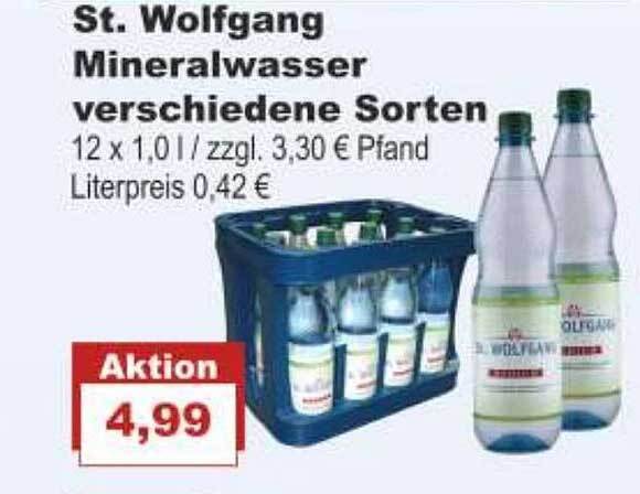 St Wolfgang Mineralwasser Angebot Bei Bilgro