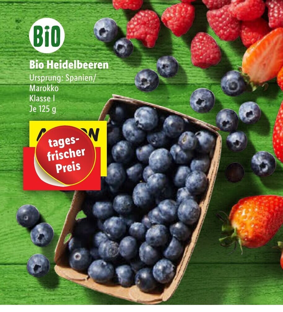 Bio Heidelbeeren G Angebot Bei Lidl