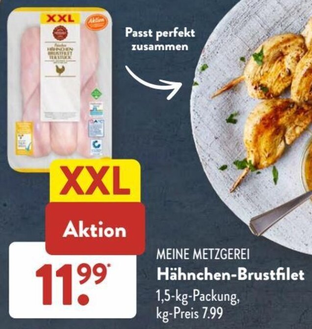 Meine Metzgerei H Hnchen Brustfilet Kg Packung Angebot Bei Aldi S D