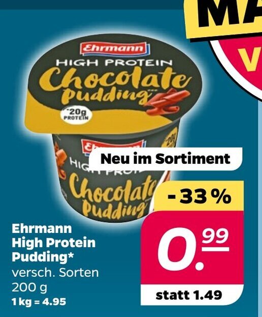 Ehrmann High Protein Pudding 200 G Angebot Bei NETTO