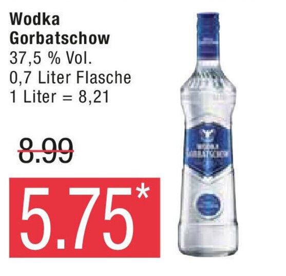 Wodka Gorbatschow 700 Ml Angebot Bei Marktkauf