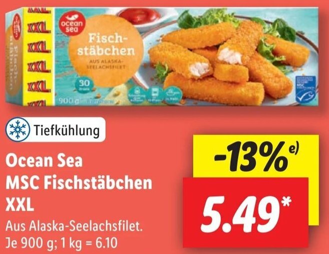 Ocean Sea Msc Fischst Bchen Xxl G Angebot Bei Lidl