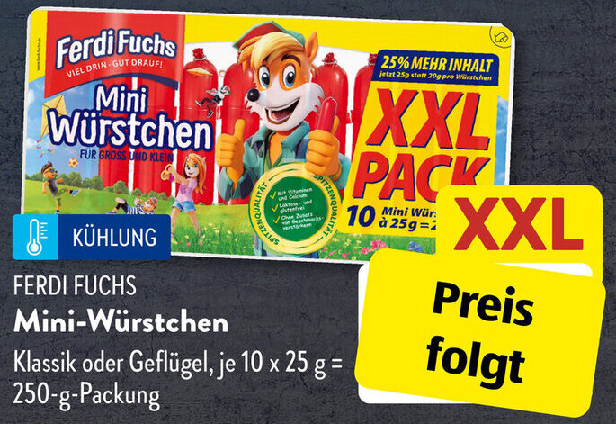 Ferdi Fuchs Mini W Rstchen G Packung Angebot Bei Aldi S D